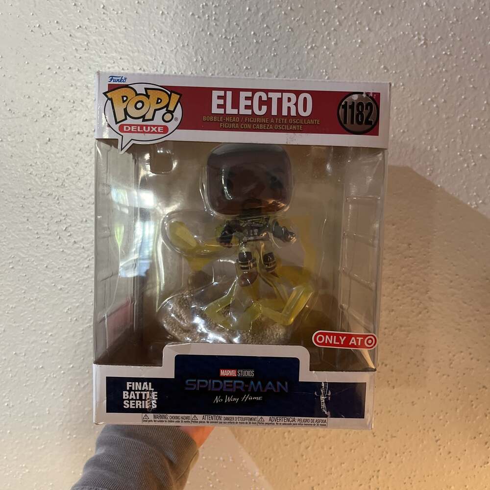 Funko Pop! Deluxe Marvel Spider-Man: No Way Home Electro #1182 Target Exclusive